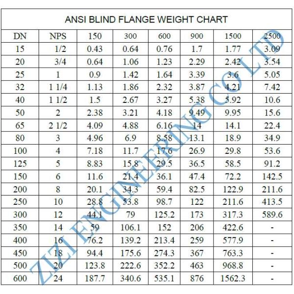 Stainless Steel Blind Flange , 300 # SS304L BL RF ASME B16 47 4 Blind Flange