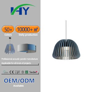 Flame Retardant PET Acoustic Panel Lighting For Library Renovation