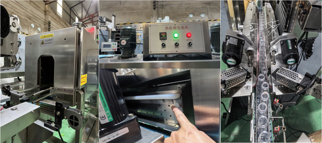Steam Shrinking Sleeve Machine with Super Permanent Air Dyer