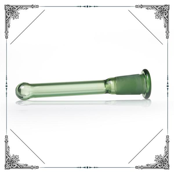 Green Borosilicate Glass Downstem 4.5 Inch For Smoking Hookah Pipes