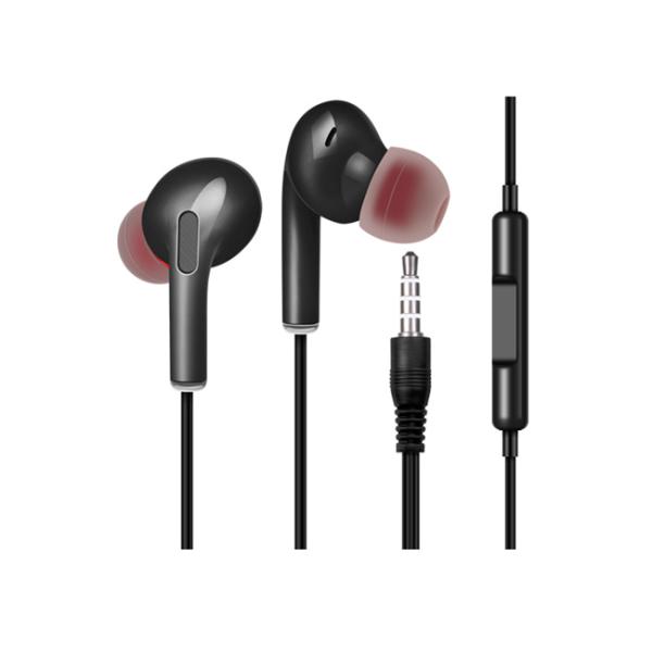 Plastic Round Cable Noise Cancelling Wired Earphones IPX2 Waterproof