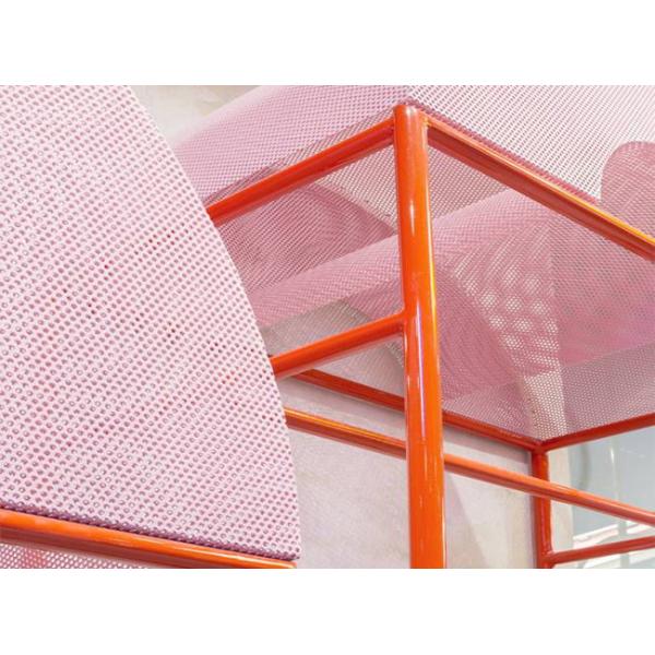 Feuillard perforé de trou rond pour les façades de construction, décoration intérieure, plafonds, cloisons de séparation