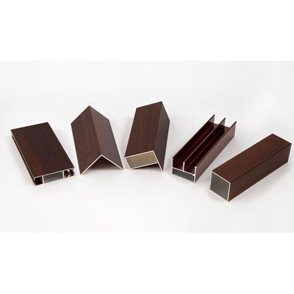0.7mm Wood Grain 6061 Aluminum Extrusion For Kitchen Cabinet