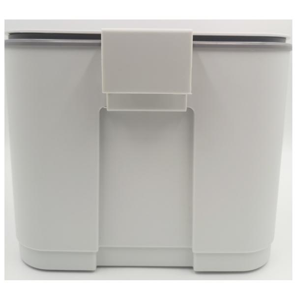 Restaurants Anti-odor Wall Mounted Hanging Slide Cover Trash Can Plastic Rubbish Bin