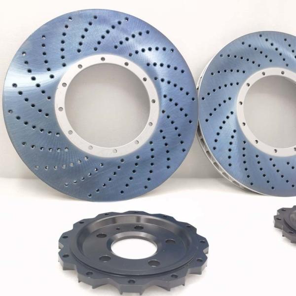 Custom Cast Iron Brake Disc 420*40mm Hole With Black Alloy Center Bell