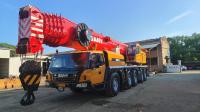 China SANY SAC180T Grúa de 180 toneladas 2 Mercedes Benz Motor Brazo principal 62m Brazo secundario 43m