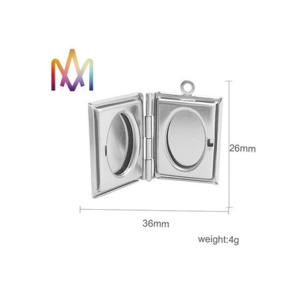 Souvenir Gift multicolor Book Shaped DIY Metal Charms 4g