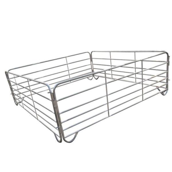 Durable Galvanized Metal Round Pen Fence Panels For Horse Corral Easily Assembled