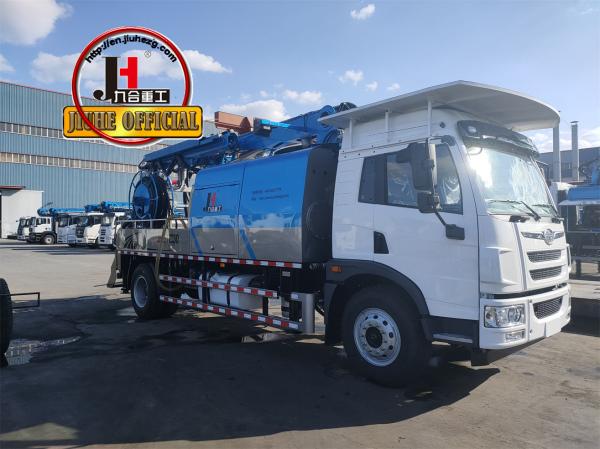 JIUHE Máquina de concreto molhado Máquina de tiro em concreto de concreto caminhão de pulverização de concreto para túnel de inclinação
