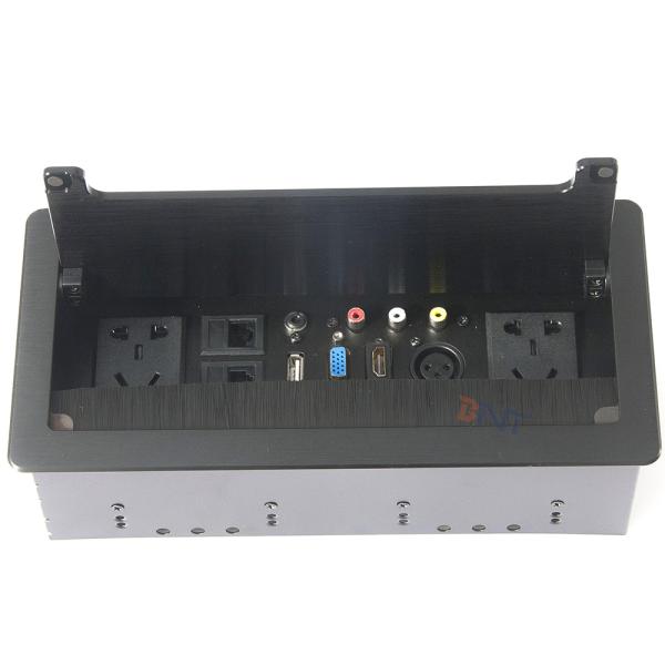 Meeting Table Hidden Socket Type Table Usb Power Socket With Brush Cover