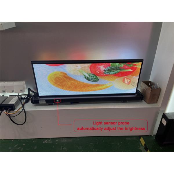 Экран приведенный 450W на открытом воздухе P2.5 5000nits такси SMD1415 верхний