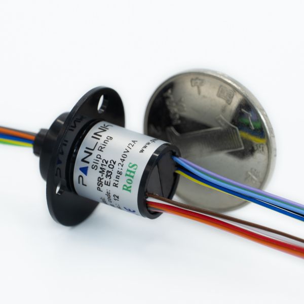 Compact Customized Capsule Slip Rings For Robotics / Mechanical