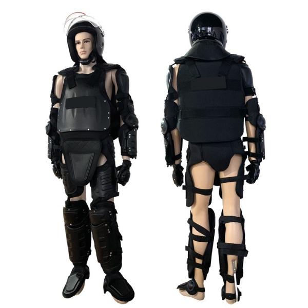 2024 Новый полностью защищенный черный жесткий огнезащитный костюм для борьбы с беспорядками