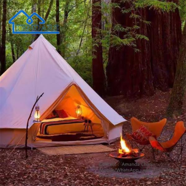 Tenda especial impermeável de tecido de oxford grande pirâmide para casa ao ar livre