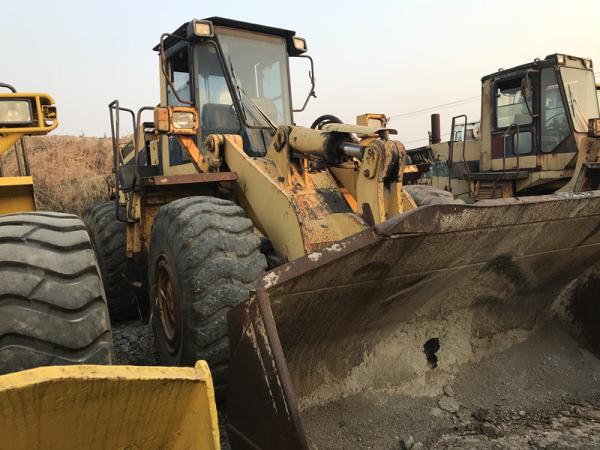 Original Color Used KOMATSU Loader WA400-1 , Used Wheel Loaders 4cbm Bucket