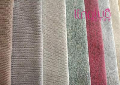 Cloud Point 100% Polyester Imitation Linen Fabric Textile Colorful Plain
