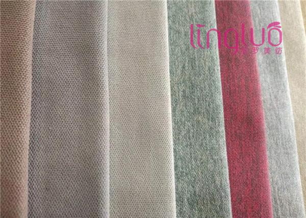 Cloud Point 100% Polyester Imitation Linen Fabric Textile Colorful Plain