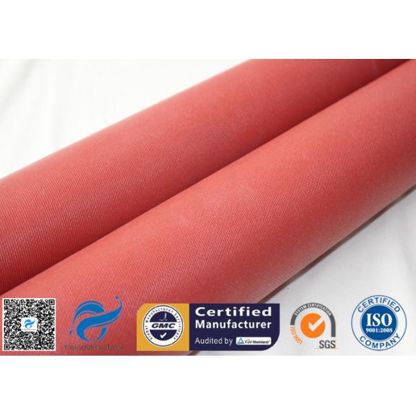 Tampas à prova de fogo revestidas da protecção contra o calor de pano da fibra de vidro do silicone de 750 graus