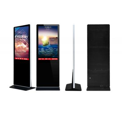 UHD 4K 43 polegadas Stand de chão WIFI Android LED display de publicidade Quiosque com função de controle remoto de rede sem fio