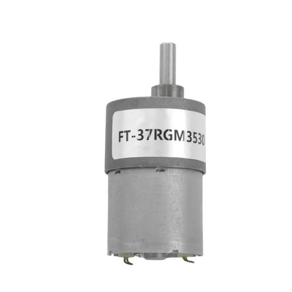 FT-37RGM3530 12V 24V 2-300rpm DC Spur Gear Motor 37mm For Food Delivery Robot