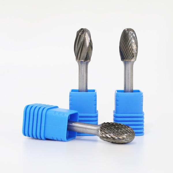 O CARBONETO de TUNGSTÊNIO OVAL das FERRAMENTAS de CORTE da FORMA ESMERILA o DIÂMETRO de PATA SE-5 de 6MM