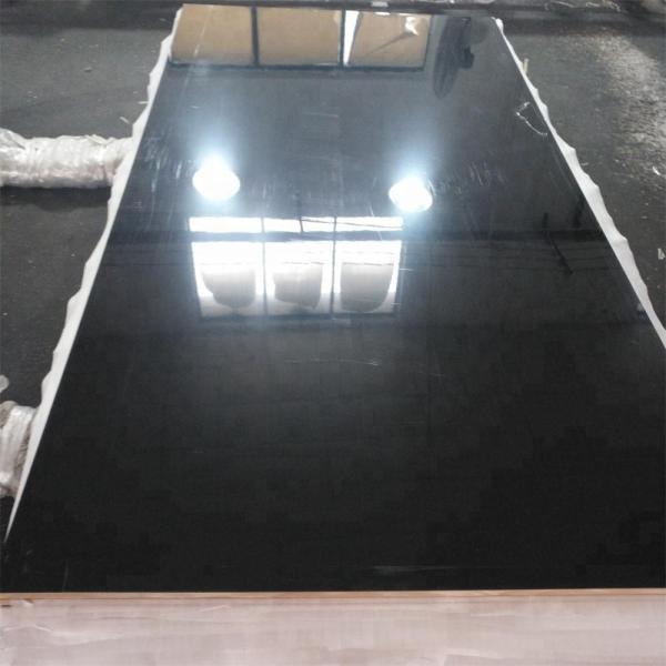 Black E1 2H High Gloss Acrylic MDF Panels  4*10Ft
