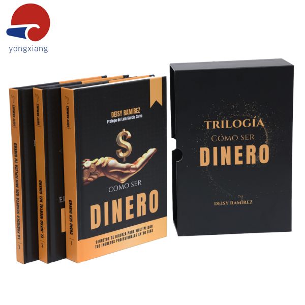 Customized Publishing Book Printing Perfect Binding / Sewn Binding Hardcover Box Set