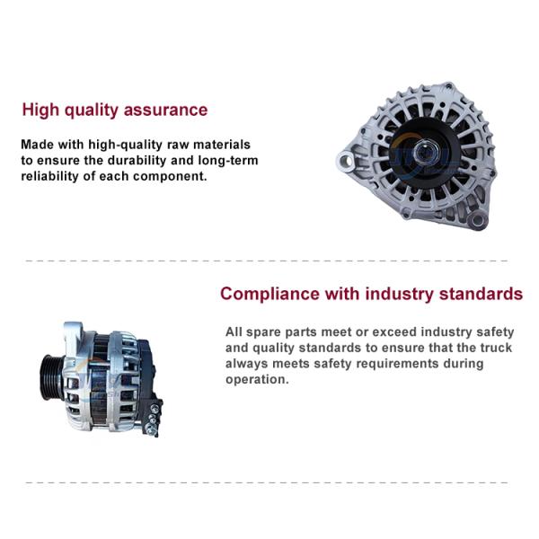 Weichai Engine WP12 Spare Parts 28V 80A Generator 1000104183 Alternator for Sinotruk Howo