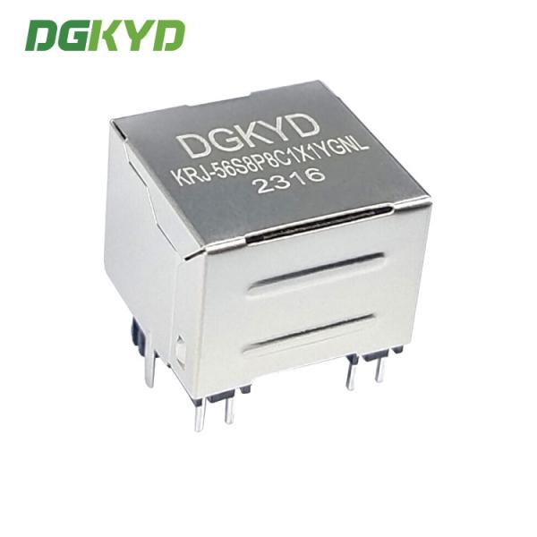 KRJ-56S8P8C1X1YGNL 8P8C protegeu o conector sem filtro