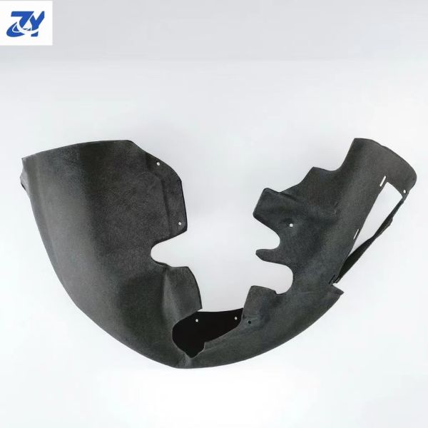 Wheel cover lining nylon wool composite front wing plate lining suitable for McLaren 650S Coupe Spider auto parts black