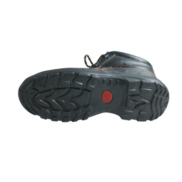 Genuine Leather Upper And Nylon Fabric Gusset Men Unisex Work Boots