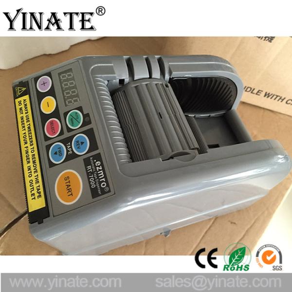Double Rolls Tape RT-7000 Electronic Tape Dispenser for Packaging / Industrial Automatic Cutter Adhesive Tape Machinery