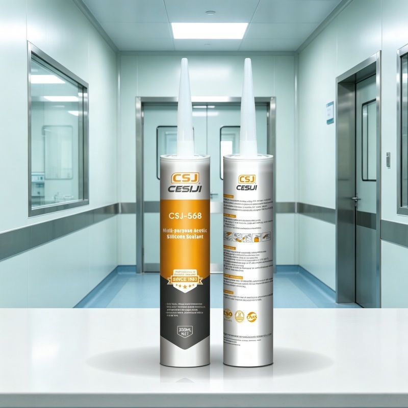 Multi-purpose Acetic Silicone Sealant - For Indoor General Purpose Glazing