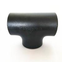 Pièce en t noire de montage de tuyau de la peinture ASME B16.5 A234 WPB