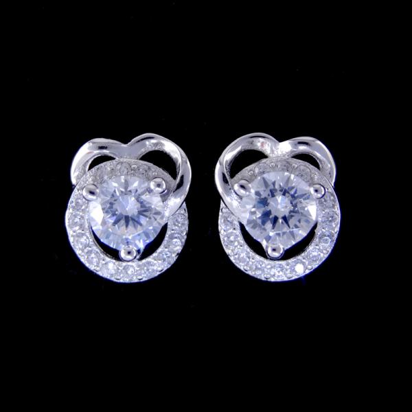 Women Top Ornament Jewelry Christmas Bell Gift 925 Silver Stud Earring