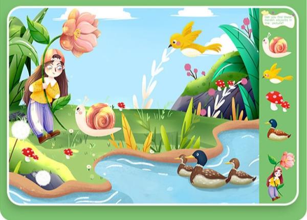 Livros de trabalho da atividade do jardim de infância do partido de jardim dos animais do espião para as crianças que aprendem