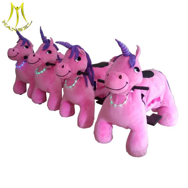 Hansel  kids electrical rider zoo animal bear toy canton coin operated ride 2018