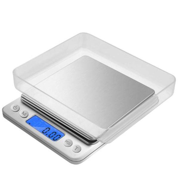 LCD Screen 39*15mm Rectangle 3000g 0.1g Digital Coffee Scale for Convenient Kitchen Food Measurement