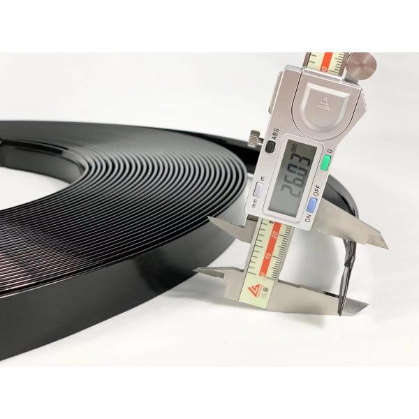 Easy Bending Sign Logo Plastic Trim Cap Customized 45 Meters With Protect Film