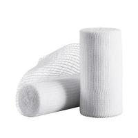 La gaze de 100% de coton médical de plaine et l'absorbant hydrophiles de bandage se sont comprimés