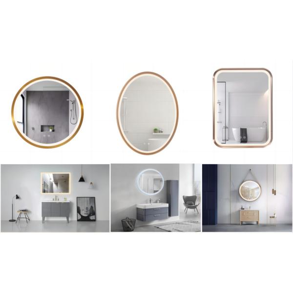 Овальный загоренный свет зеркала Bathroom СИД с интегрированным освещением СИД