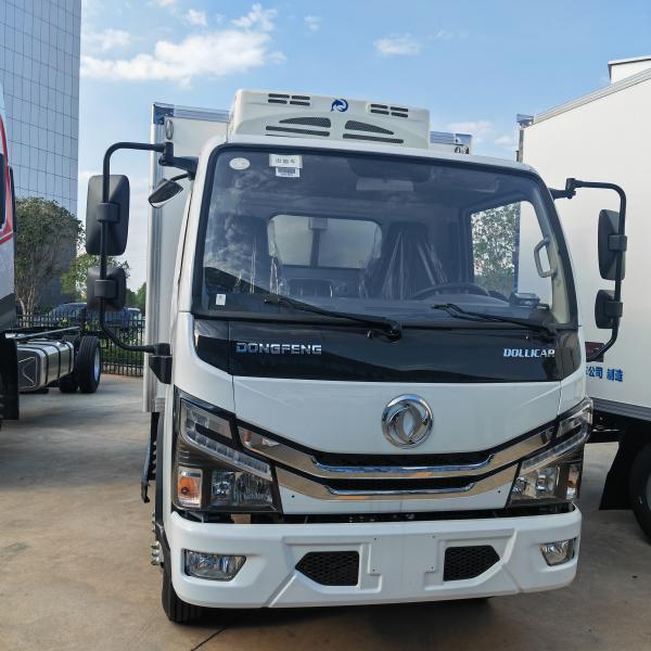 Dongfeng Dollicar 5 Ton Cold Storage Freezer Refrigerated Box Van Truck