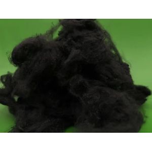 High Uniformity Black Virgin Polyester Fiber for Spinning