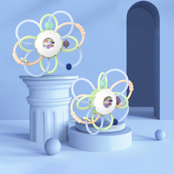 Children'S Food Grade Silicone Early Education Toys Baby Teeth Grinding Sticks Exercise Speaking Puzzle Toys