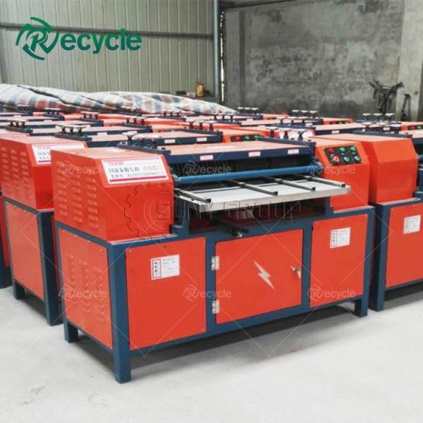 Automatic Waste AC Radiator Separator Machine / Copper Aluminum Radiator Separator
