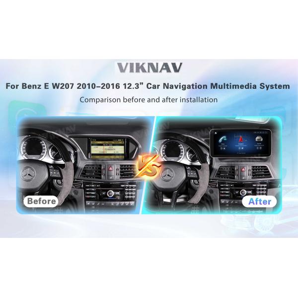 Viknav 12.3 дюймовое радио для автомобилей с Android для Mercedes Benz E W207 2010-2016 GPS навигация DVD мультимедийный проигрыватель ((NTG4.0)