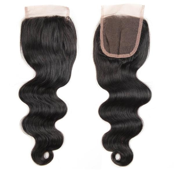 Body Wave Human Hair Bundles With Closure Brazilian Hair Weave 3 Bundles with Closure Remy Hair weft