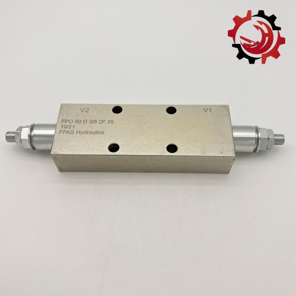 FPO 50 D 3/8 2F 35 Балансовый клапан Серебряный цвет OEM для деталей бетонных насосов