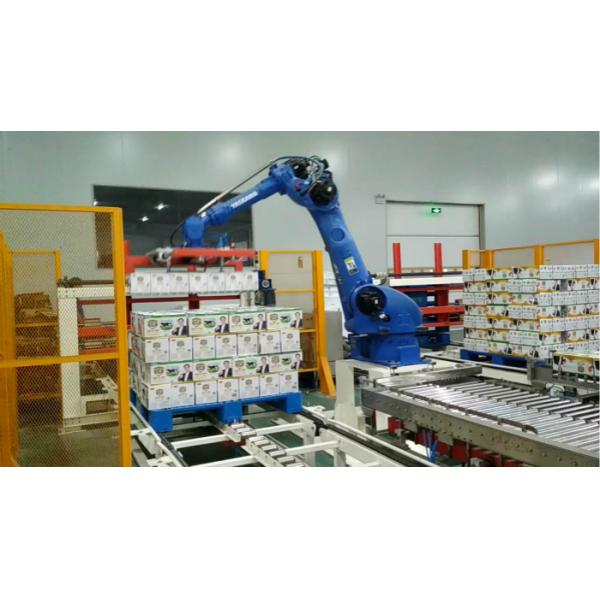 Less Human Power Robotic Packaging Machinery Food Fruit / Vegetable Industry Applied