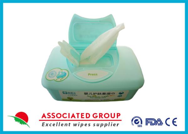 Aloés molhado Vera Baby Wipes For Face das limpezas do bebê não tecido de Spunlace